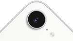 iPhone 17e, ภายนอกด้านหลังบางส่วน, สีขาว, กล้อง Fusion ที่ด้านบน