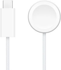 ที่ชาร์จ USB-C อยู่ข้างที่ชาร์จเร็วแบบแม่เหล็กสำหรับ Apple Watch