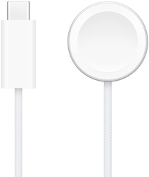 ที่ชาร์จ USB-C อยู่ข้างที่ชาร์จเร็วแบบแม่เหล็กสำหรับ Apple Watch