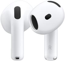 ฮาร์ดแวร์ AirPods 5, มุมมองด้านหน้าและด้านหลังที่แสดงให้เห็นถึงดีไซน์