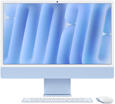 iMac, ภายนอกด้านหน้า, สีฟ้า
