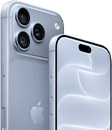 iPhone 18 Pro, สีธารน้ำแข็ง, มุมมองด้านหน้าและด้านหลังแสดง Ceramic Shield, ระบบสามกล้อง