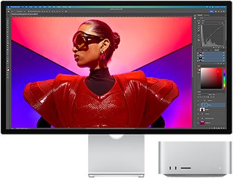 ภาพยนตร์เรื่องหนึ่งที่กำลังตัดต่อโดยใช้ Mac Studio และ Studio Display