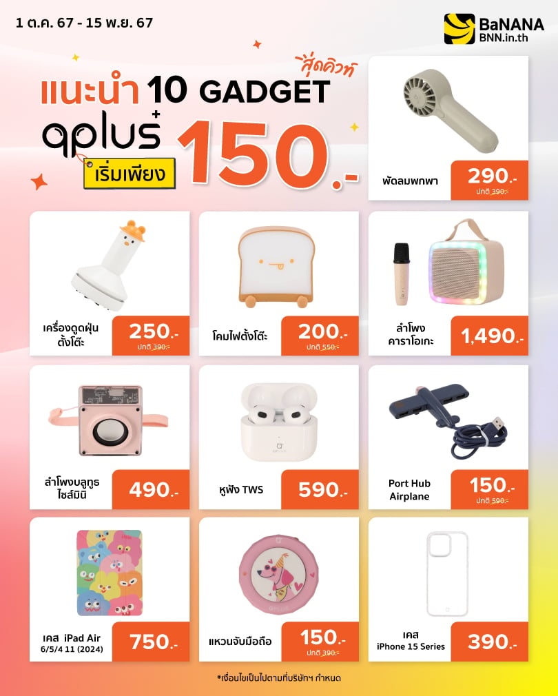 แนะนำ 10 Gadget ที่คุณต้องมี