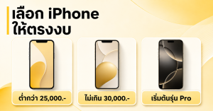 เลือกซื้อ iPhone ปี 2026 ให้เหมาะกับงบประมาณ