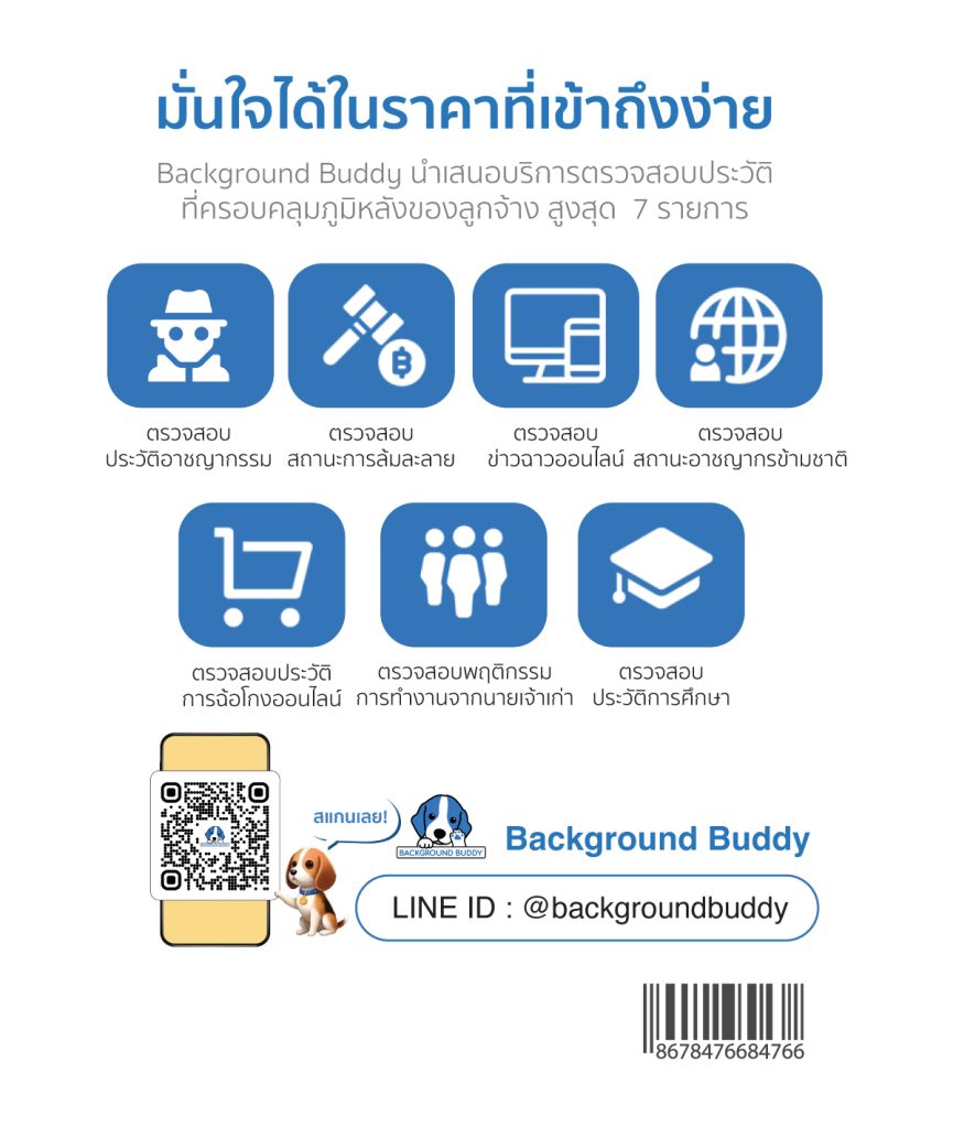 Background Buddy - แพคเกจของเรา