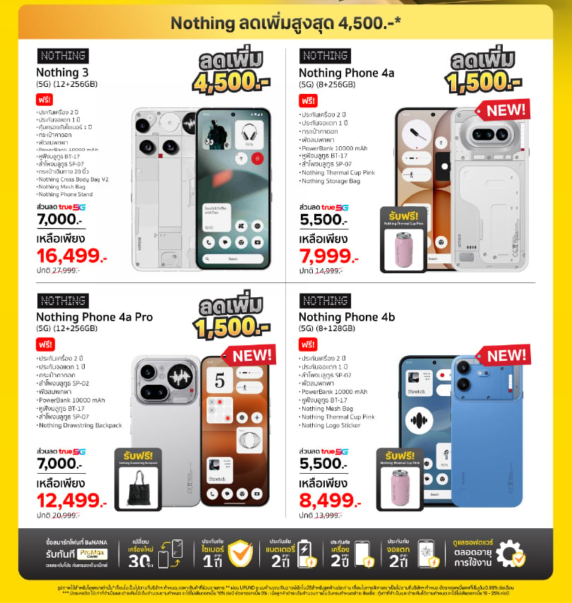 banana-monlty-promotion-sep2026-Nothing เก่า Out ใหม่ In เทิร์นเก่าให้ไว อัพใหม่ให้สุด สูงสุด 12,000.-*